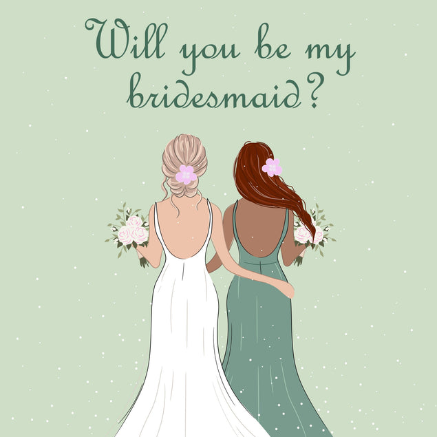 Will You Be My Bridesmaid Proposal Confetti-exploding Greetings Card