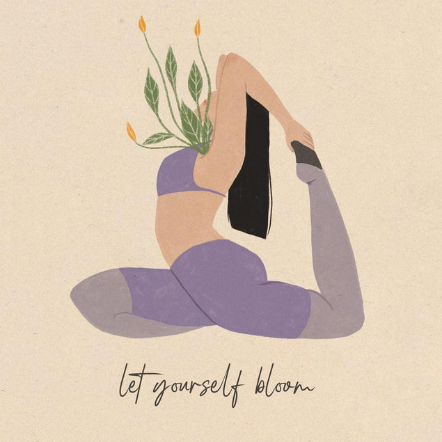 Let Yourself Bloom Confetti-exploding Greetings Card