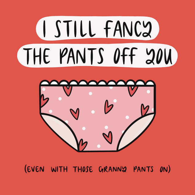Fancy The Granny Pants Confetti-exploding Greetings Card