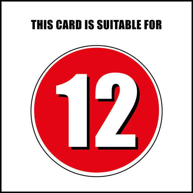 12th Birthday Confetti-exploding Greetings Card