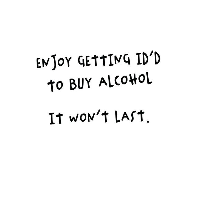 Enjoy Getting ID'd Confetti-exploding Greetings Card