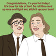 Bottom Rik Mayall Birthday Confetti-exploding Greetings Card
