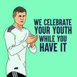 We Celebrate Your Youth While You Have It Happy Birthday Football Lover Confetti-exploding Greetings Card