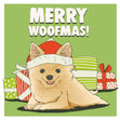 Merry Woofmas Chihuahua Confetti-exploding Greetings Card
