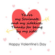Happy Valentine's Day Soulmate Confetti-exploding Greetings Card