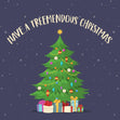 Have A Treemendous Christmas Confetti-exploding Greetings Card
