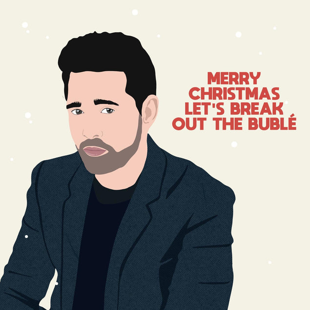 Lets Break Out The Buble Christmas Confetti-exploding Greetings Card