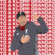 LFC Klopp Grandad Father's Day Confetti-exploding Greetings Card