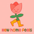 New Home Feels Congrats Confetti-exploding Greetings Card
