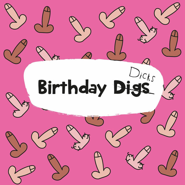 Birthday Digs Confetti-exploding Greetings Card