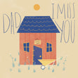 Dad I Miss You Shed Confetti-exploding Greetings Card