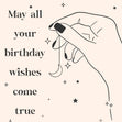 May All Your Birthday Wishes Come True Confetti-exploding Greetings Card