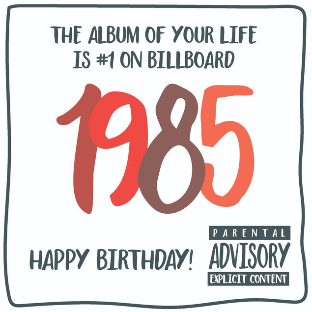 The Album Of your Life 1985 Birthday Confetti-exploding Greetings Card