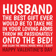 Valentine's Day Best Gift Ever Husband Confetti-exploding Greetings Card