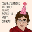 Louis Theroux Birthday Confetti-exploding Greetings Card