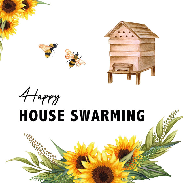 Happy House Swarming New Home Confetti-exploding Greetings Card