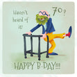 Happy 70th Birthday Haven't Heard Of It Confetti-exploding Greetings Card