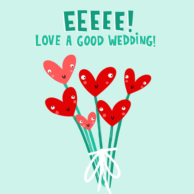 Love A Good Wedding Celebration Confetti-exploding Greetings Card