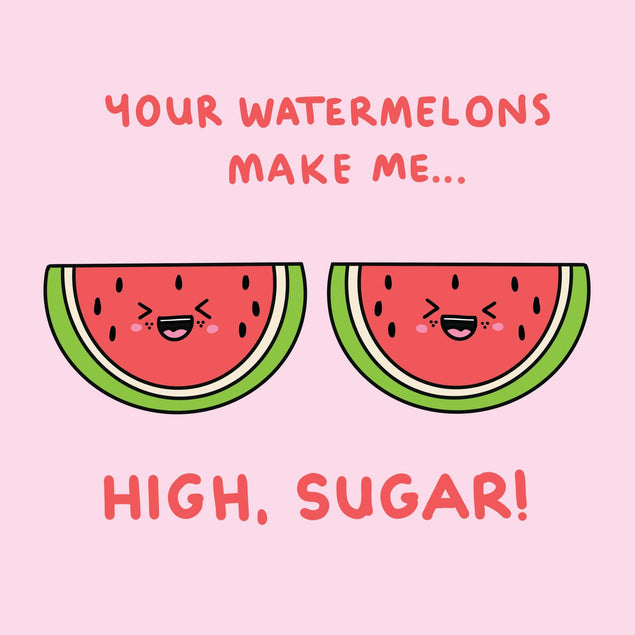 Watermelon High Confetti-exploding Greetings Card
