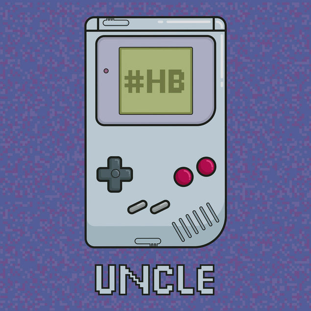 Retro Tetris Happy Birthday Uncle Confetti-exploding Greetings Card