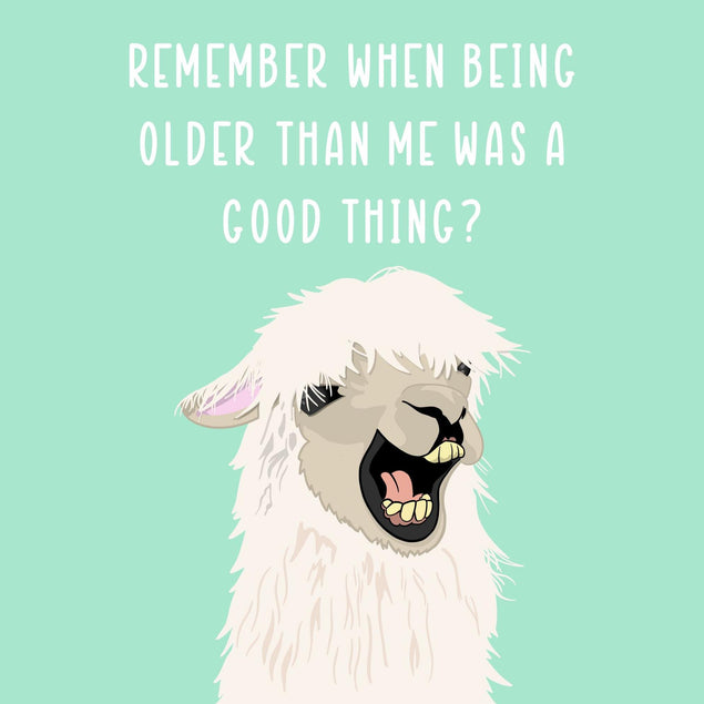 When Being Older Than Me Was A Good Thing Confetti-exploding Greetings Card