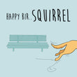 Happy Bir...SQUIRREL Confetti-exploding Greetings Card