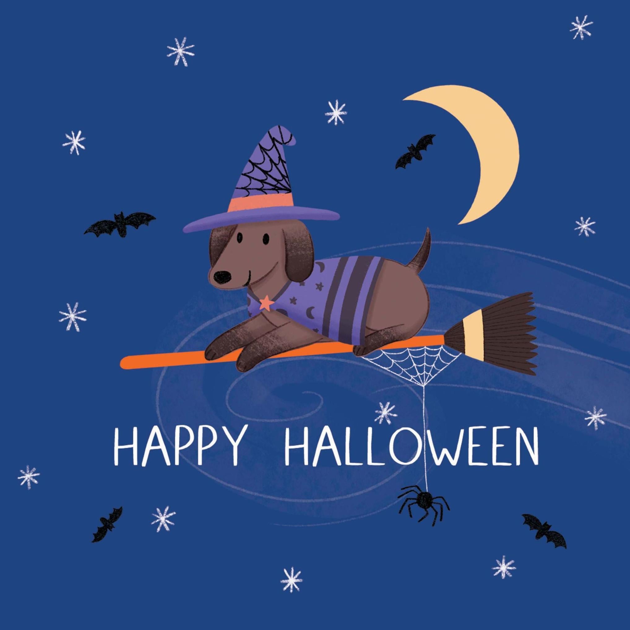 Happy halloweenie dachshund best sale