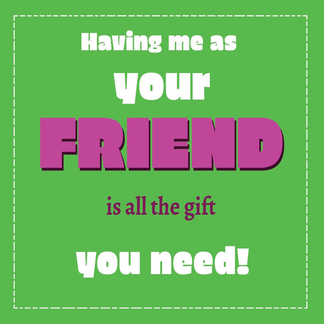 All the gift you need Confetti-exploding Greetings Card