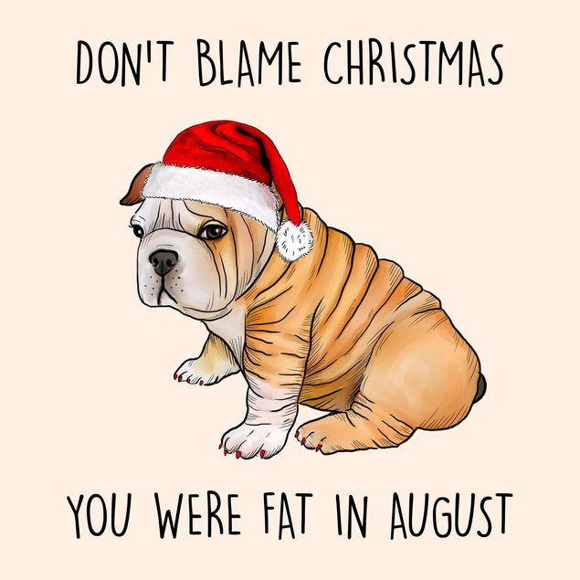 You Were Fat In August Confetti-exploding Greetings Card