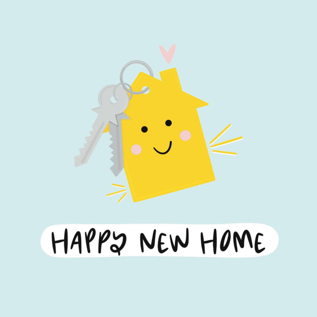 Happy New Home Confetti-exploding Greetings Card