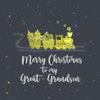 Merry Christmas Great Grandson Confetti-exploding Greetings Card