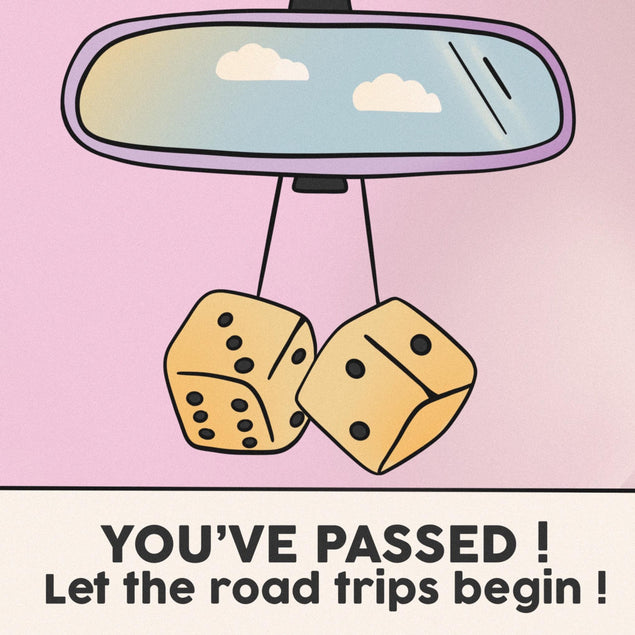 Let The Road Trips Begin Confetti-exploding Greetings Card