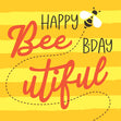 Happy Birthday Bee-Utiful Confetti-exploding Greetings Card