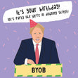 Let?s Party Like We're In Downing Street! Confetti-exploding Greetings Card