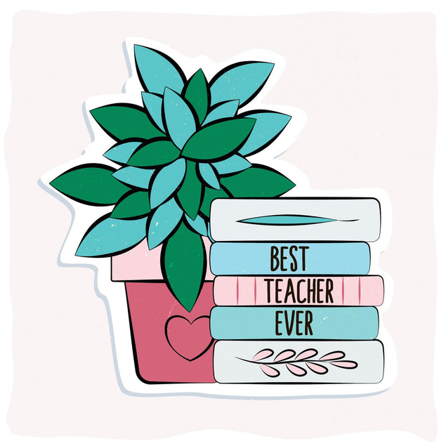 Best Teacher Ever Confetti-exploding Greetings Card