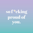 Proud of You Confetti-exploding Greetings Card