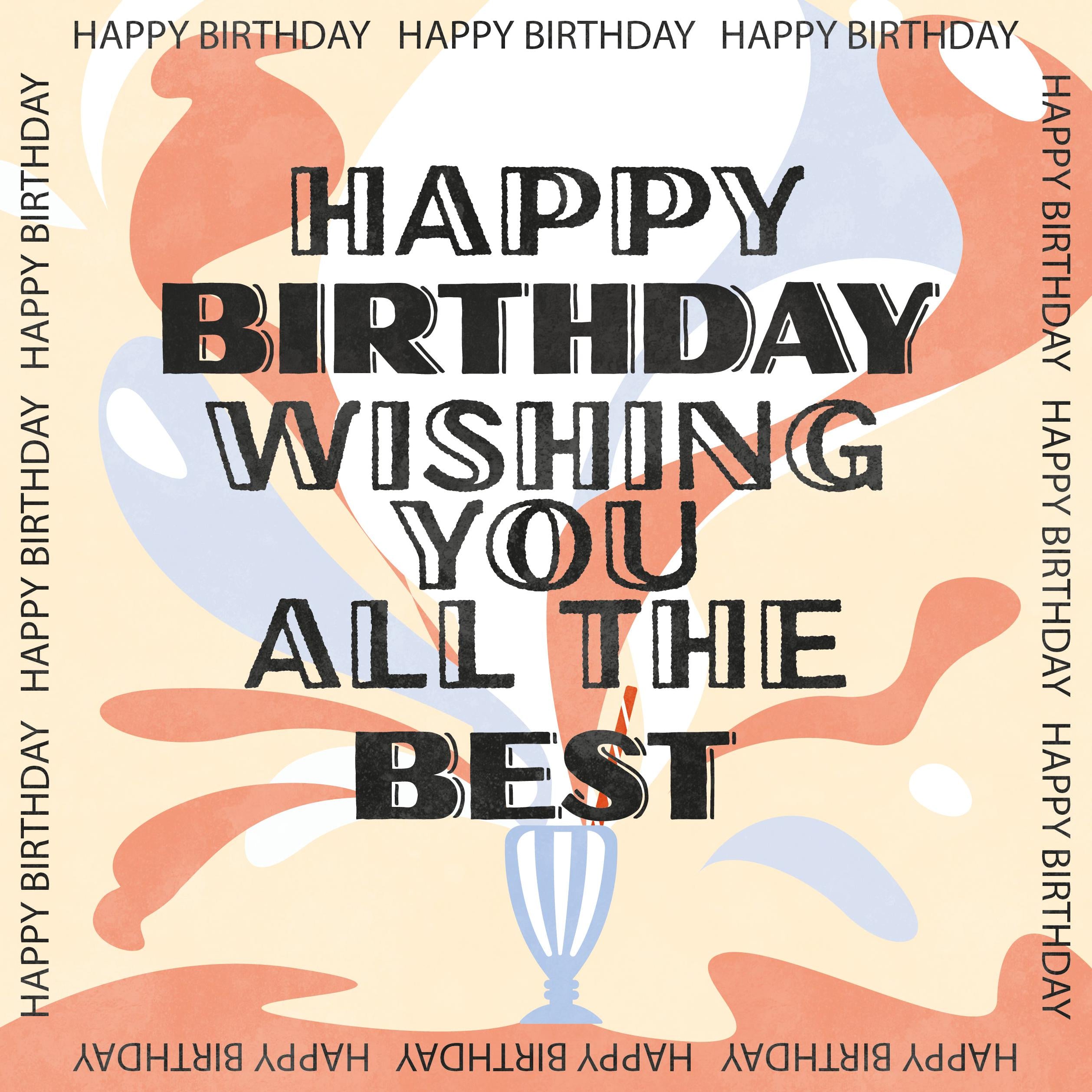 Milkshake Happy Birthday Confetti-exploding Greetings Card – Boomf
