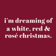 White, Red, Ros‚ Christmas Confetti-exploding Greetings Card