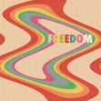Freedom Confetti-exploding Greetings Card