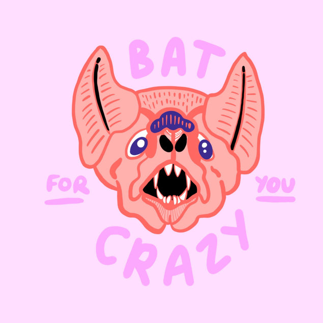 Bat Crazy Confetti-exploding Greetings Card