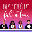 Fab-u-lous Mum Confetti-exploding Greetings Card