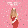 Mariah Carey You Diva Birthday Confetti-exploding Greetings Card