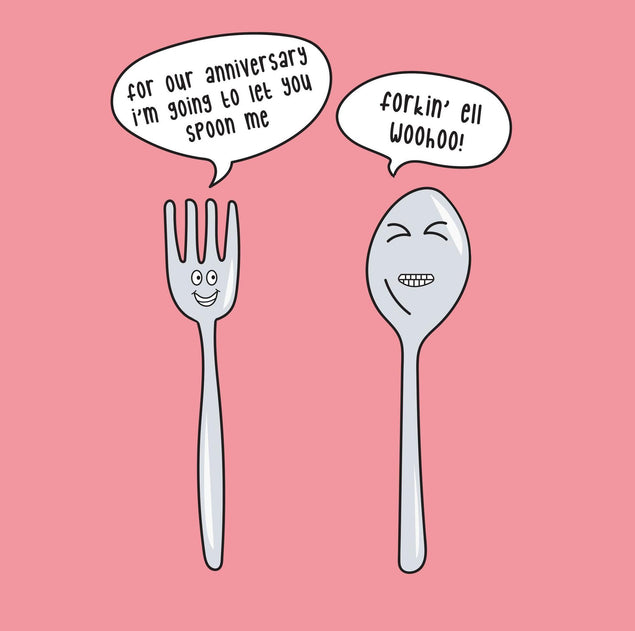 I'm Going To Let You Spoon Me Confetti-exploding Greetings Card