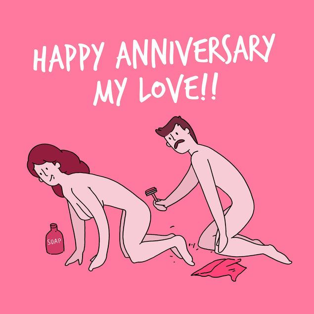 My Love Happy Anniversary Confetti-exploding Greetings Card
