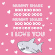 Mummy Shark Confetti-exploding Greetings Card