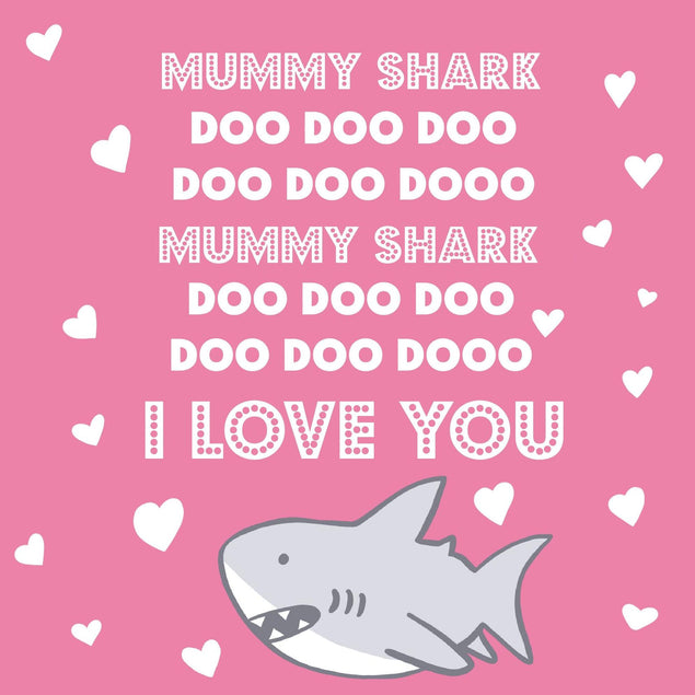 Mummy Shark Confetti-exploding Greetings Card