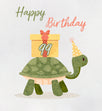 Turtle Happy 99th Birthday Confetti-exploding Greetings Card