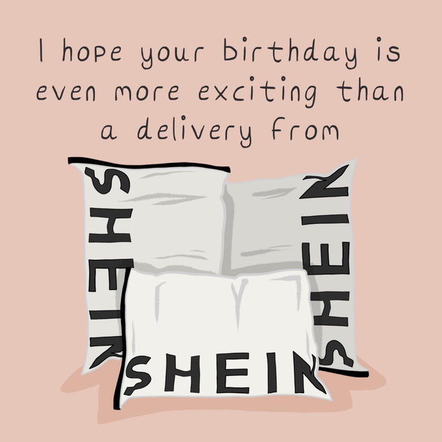 Shein Delivery Birthday Confetti-exploding Greetings Card