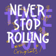 Never Stop Rolling Congrats Confetti-exploding Greetings Card
