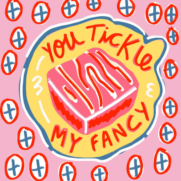 You Tickle My Fancy Confetti-exploding Greetings Card